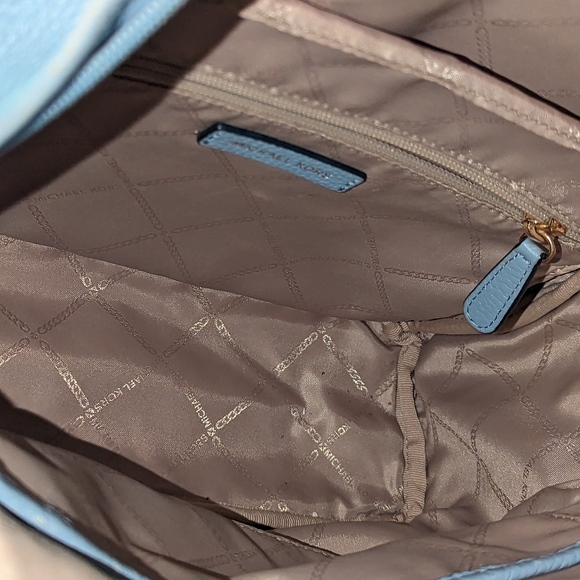 Michael Kors Slater pebbled leather backpack. main image 4